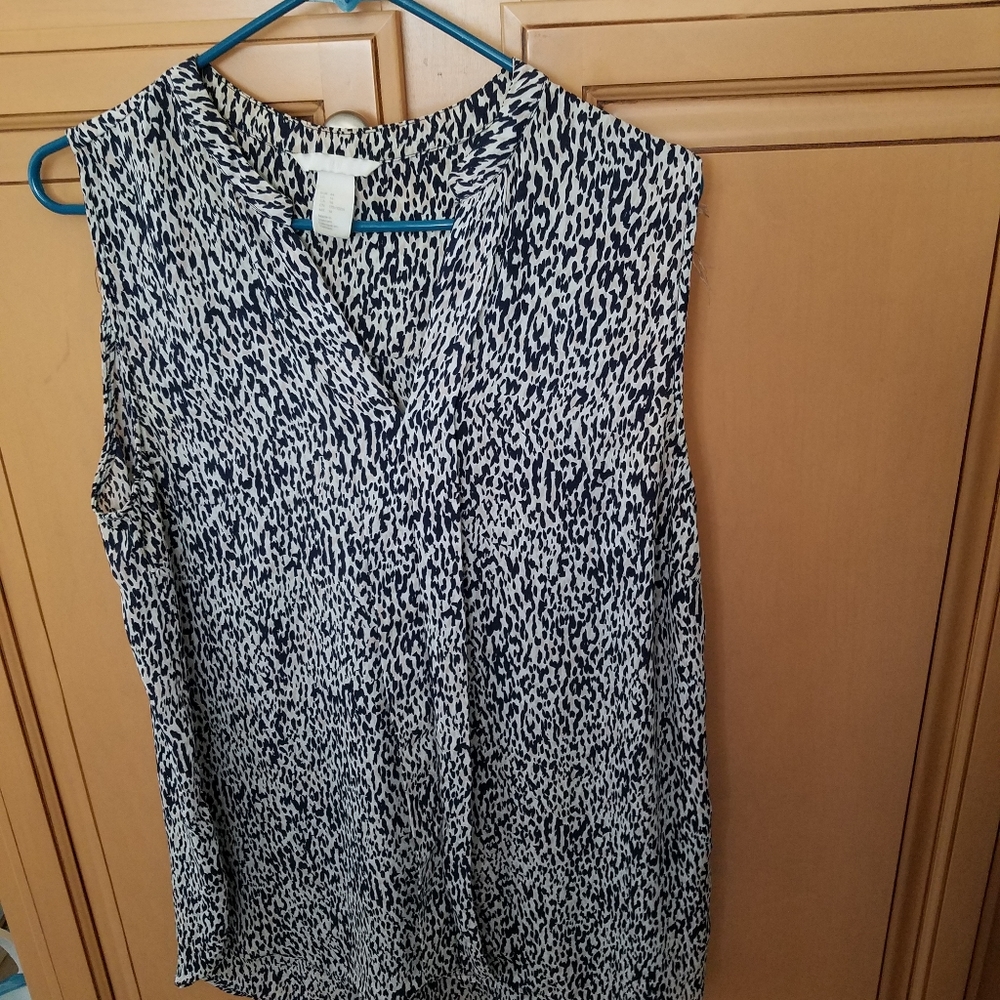 H & M Women's Multi-Color Blouse, Size 14